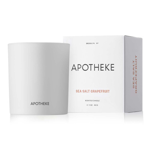 Apotheke Luxury Scented Candles for Home, Sea Salt Grapefruit - Aromatherapy Jar Candle with Soy Wax Blend Apotheke Luxury Scented Candles for Home, Sea Salt Grapefruit - Aromatherapy Jar Candle with Soy Wax Blend