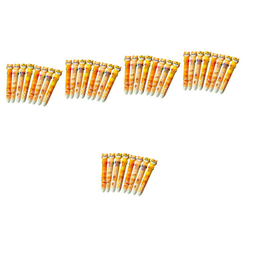 STOBOK 40 Pcs Ten Color Ballpoint Pen Colorful Ballpoint Multicolored Pen in One Retractable Ballpoint Pen Cute Multicolor Pens School Supplies Pen Tiger Ink Plastic Office Modeling