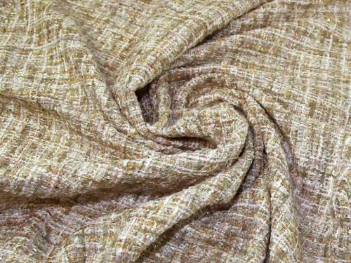 Minerva Crafts Chanel Tweed Coating Fabric Beige - per metre