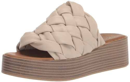 Blowfish Malibu Women's Lima Slide Sandal, White Sands Far Out, 11