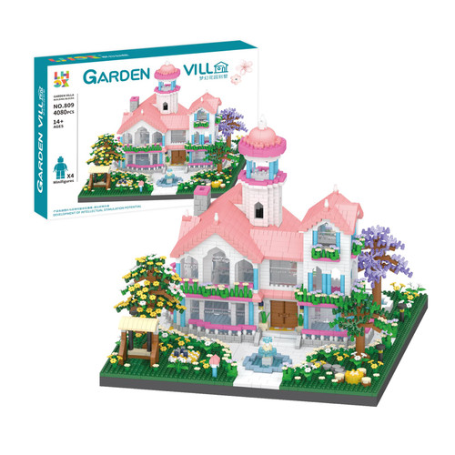 XIU Garden House Building Blocks Kit(4080PCS),Garden Castle Building Set Toys?MOC Building Sets for Kids Ages 8 +, Gift Idea for Adult Girls Boys