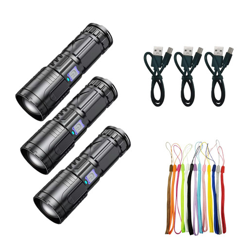 Ailsion Flashlight, Ailsion S18 Flashlight, Ailsion Powerful Flashlight, Ailsion Bright Flashlight, Zoom Bright Flashlight, Handheld Flashlight Rechargeable USB C, Suitable for Outdoor, Camping (3A) Ailsion Flashlight, Ailsion S18 Flashlight, Ailsion Powerful Flashlight, Ailsion Bright Flashlight, Zoom Bright Flashlight, Handheld Flashlight Rechargeable USB C, Suitable for Outdoor, Camping (3A)