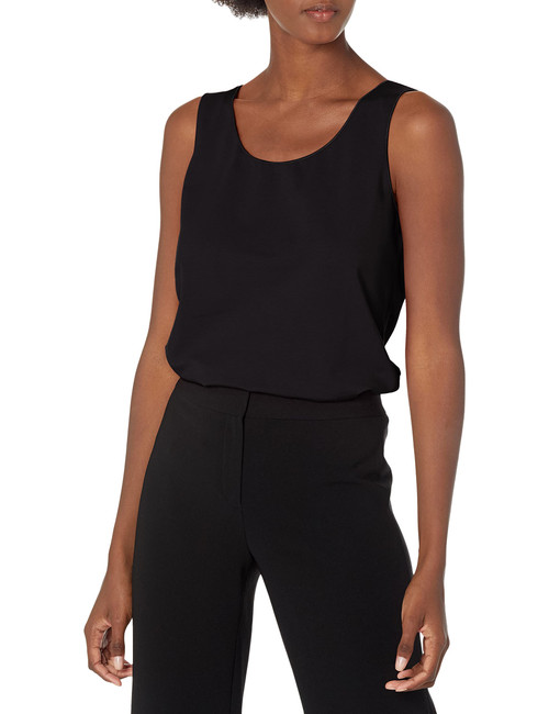 NIC+ZOE womens Tail Perfect Tank Cami Shirt, Black Onyx, Small US