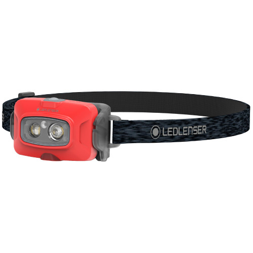 Ledlenser HF4R Core Hands Free, Rechargeable Headlamp, Red