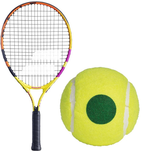 Babolat Nadal Rafa 26" Junior Tennis Racquet Bundled with 3 Green Dot Tennis Balls Babolat Nadal Rafa 26" Junior Tennis Racquet Bundled with 3 Green Dot Tennis Balls