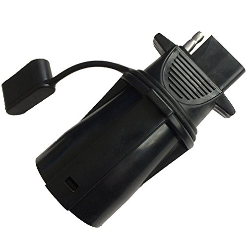 NEW SUN RV Blade 7 Way to 4 Way Flat Connector Towing Trailer Light Adapter
