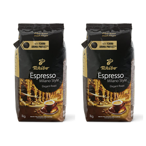 Tchibo Barista Milano Style Espresso Beans, 35.3 Ounce (Pack of 2)
