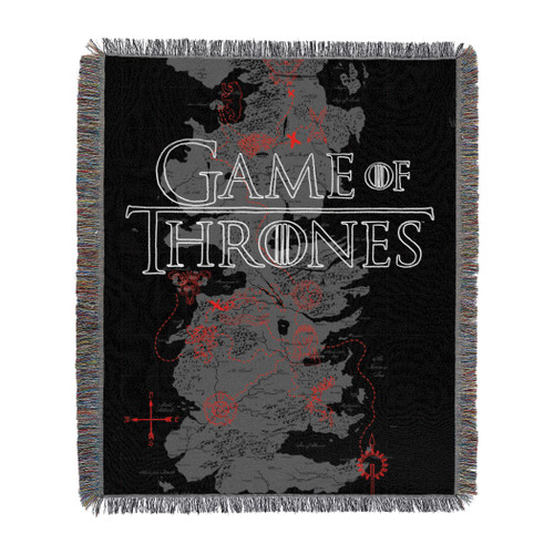Northwest Game of Thrones Woven Tapestry Throw Blanket, 48" x 60", Seven Kingdoms
