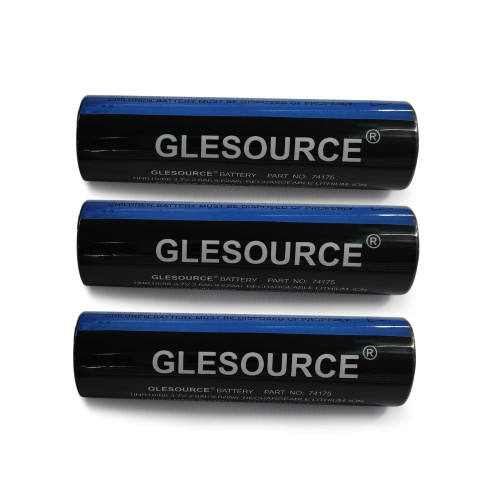 GLESOURCE 3.7V Rechargeable Battery Compatible with Streamlight 74175 Battery for Strion Flashlights Genuine OEM, Streamlight 74751 Strion LED HL 615-Lumen Battery 3-Pack