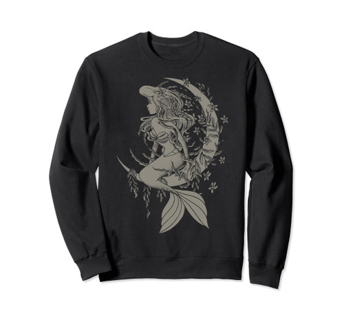 Disney Little Mermaid Ariel Tattoo Style Portrait Sweatshirt Disney Little Mermaid Ariel Tattoo Style Portrait Sweatshirt