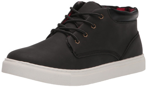 Deer Stags Boy's Warren JR Sneaker, Black, 6 Big Kid