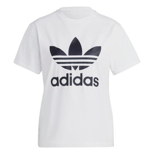 adidas Originals Women's Plus Size Trefoil T-Shirt, White, 3X