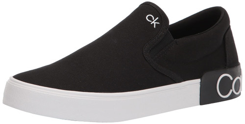 Calvin Klein Men's RYOR Sneaker, Black Canvas 962, 11