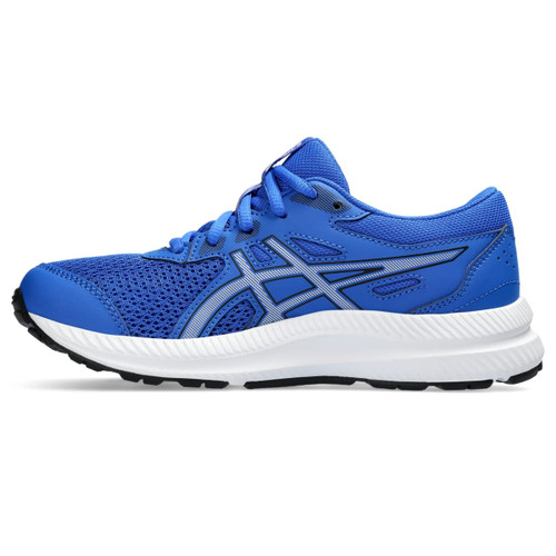 ASICS Kid's Contend 8 Grade School Running Shoes, 5, Illusion Blue/Pure Silver