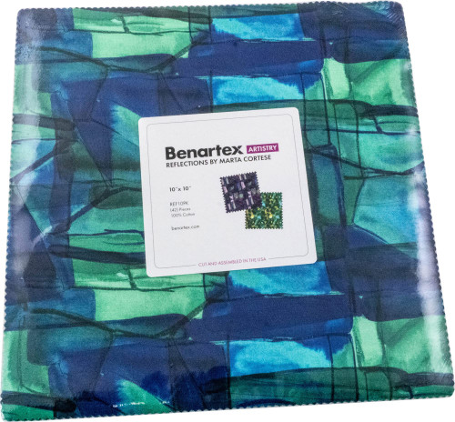 Marta Cortese Reflections 10X10 Pack 42 10-inch Squares Layer Cake Benartex