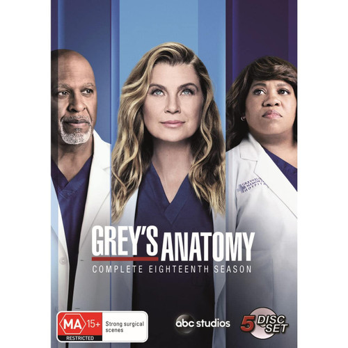 Grey's Anatomy: Season 18 | NON-USA Format | Region 4 Import, Australia Grey's Anatomy: Season 18 | NON-USA Format | Region 4 Import, Australia