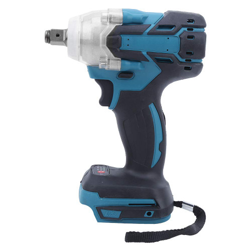 Electric Wrench - 21V Brushless Impact Wrench Large Torsion Non Slip Handle Rechargeable for Makita Battery