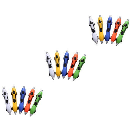STOBOK 30 Pcs Creative Writing Pen Creative Pens Ball Pen Ballpoint Pen Writing Pens Kids Gift Car Child Wheel