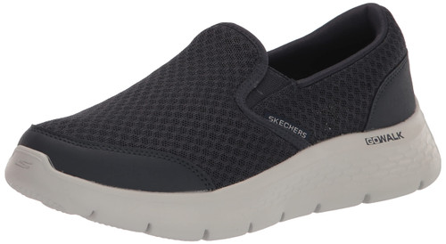 Skechers Men's Gowalk Flex-Athletic Slip-On Casual Loafer Walking Shoes with Air Cooled Foam Sneaker, Navy/Grey 2, 14