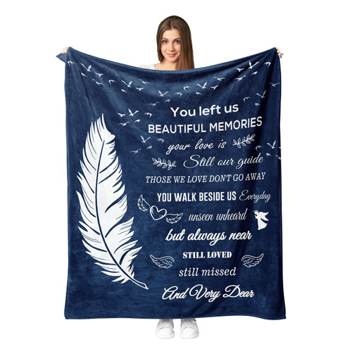 Fouca Bereavement Gifts Blanket, Memorial Gift for Loss of Loved one, Sympathy Gift, in Memory of Loved One Gifts, Condolence Gifts, Remembrance Gifts for Loss of Loved One Throw Blanket 80" x 60" Fouca Bereavement Gifts Blanket, Memorial Gift for Loss of Loved one, Sympathy Gift, in Memory of Loved One Gifts, Condolence Gifts, Remembrance Gifts for Loss of Loved One Throw Blanket 80" x 60"