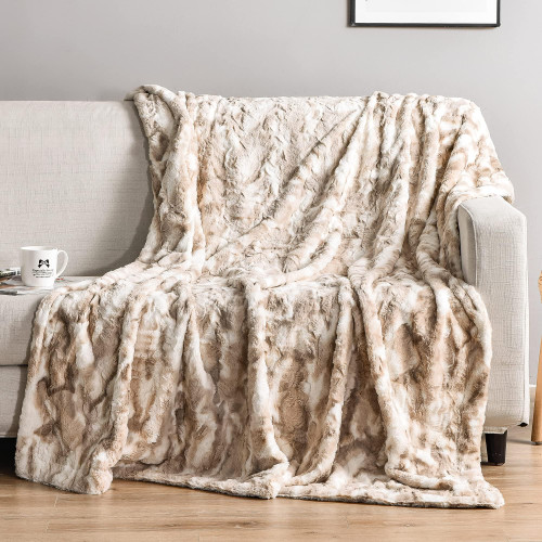 Fairblink Soft Luxuries Oversized Throw Blanket, 60" x 80" Warm Fluffy Thick Comfy Softest Fall Faux Fur Throw Blanket for Couch, Bed, Sofa, Elegant Cozy Throws Blankets for Home, Marbled Ivory Fairblink Soft Luxuries Oversized Throw Blanket, 60" x 80" Warm Fluffy Thick Comfy Softest Fall Faux Fur Throw Blanket for Couch, Bed, Sofa, Elegant Cozy Throws Blankets for Home, Marbled Ivory