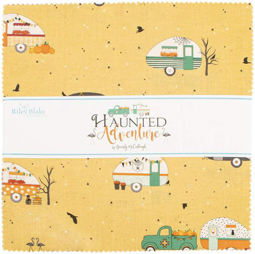 Beverly McCullough Haunted Adventure 10" Stacker 42 10-inch Squares Riley Blake 10-13110-42 Beverly McCullough Haunted Adventure 10" Stacker 42 10-inch Squares Riley Blake 10-13110-42