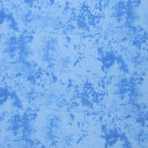 Mook Fabrics Flannel Snuggy PRT Marble, Lt Blue