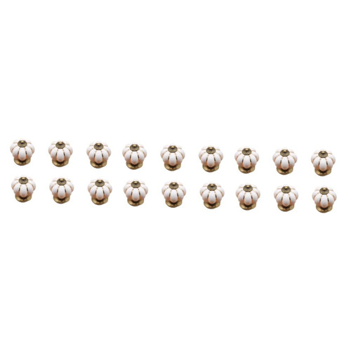 PRETYZOOM 18 Pcs Knobs for Dresser Drawers Cabinet Knob Drawer Handles Ceramic Pull Handle Dresser Decor Cupboard Pull Knob Drawer Knobs Door Knobs Dresser Pulls Cabinet Pull Pumpkin