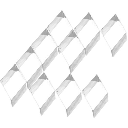 Nagao Cookie Cutter, Stainless Steel, Diamond, Small, Set of 10