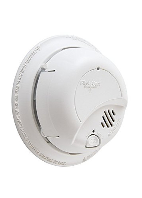 First Alert BRK 9120B-3 Hardwired Smoke Alarm with Backup Battery, 3 Pack