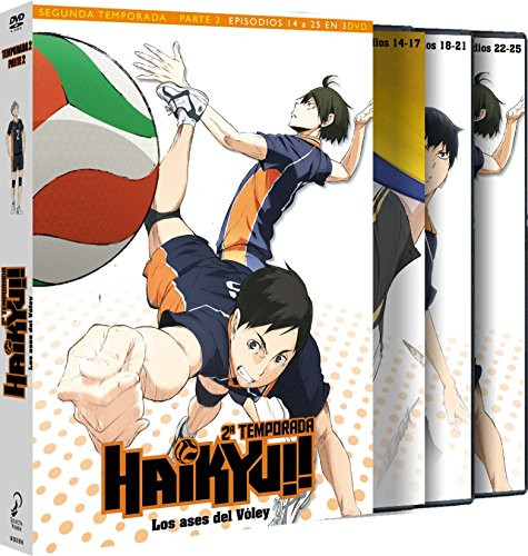 Haikyu!! Los ASES DEL VOLEY TEMPORADA 2 Parte 2 EP. 14 A 25 (Spain Import, See Details for Languages)