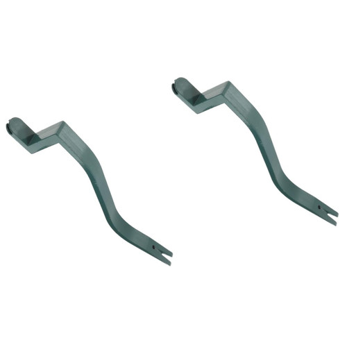 DOITOOL 2pcs nail puller Nail lifting puller Metal nail removal tool nail tool hand tools carpet stretcher nail removal pry bar pry nails pliers nails lifting puller crowbar Staple lever