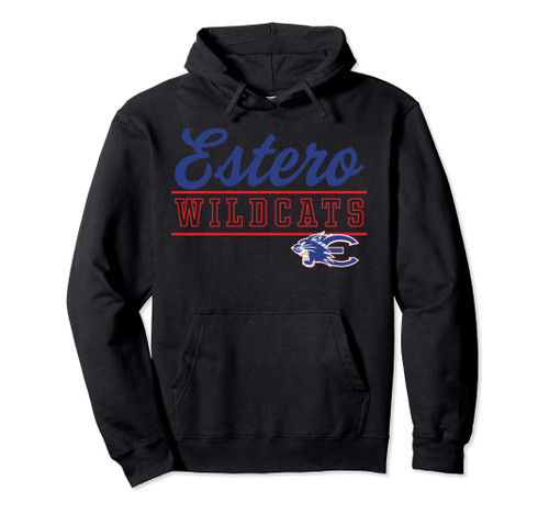 Estero High School Wildcats Pullover Hoodie C4