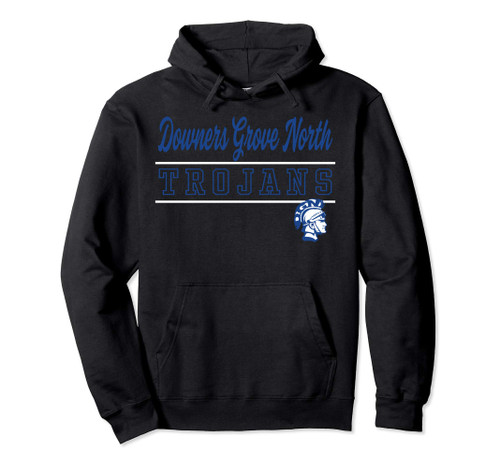 Downers Grove North High School Trojans Pullover Hoodie C9