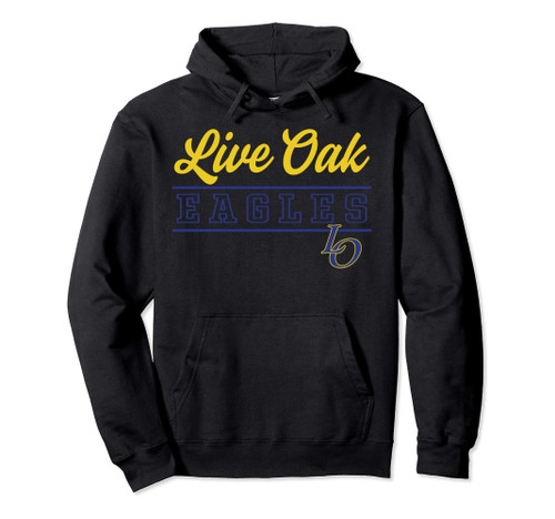 Live Oak High School Eagles Pullover Hoodie C4