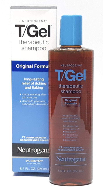 Neutrogena T/Gel Therapeutic Shampoo, Original Formula, 8.5 Ounce (Pack of 2)