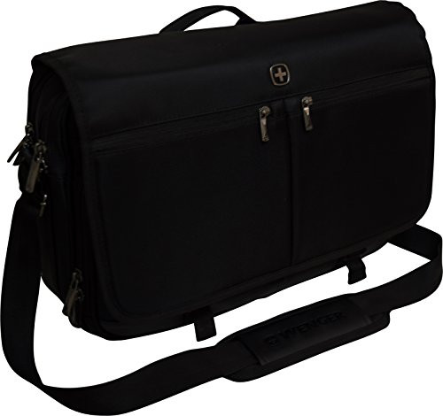 Wenger SwissGear by Insider 16" Laptop Messenger With Tablet Pocket - Black