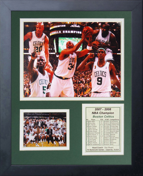 Legends Never Die 2008 Boston Celtics NBA Champions Collage Photo Frame, 11" x 14", (12318U) Legends Never Die 2008 Boston Celtics NBA Champions Collage Photo Frame, 11" x 14", (12318U)