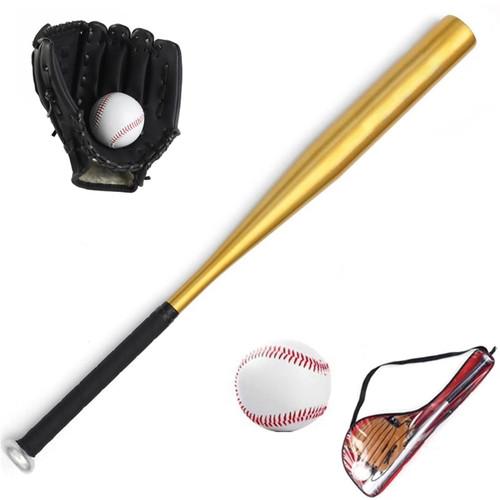 Lifup Kids Tee Ball Set, Youth Baseball Set, Baseball Bat, Baseball & Youth Baseball Glove 3-in-1 Bundle, Birthday Gift for Boys, Gold Bat, Black Glove