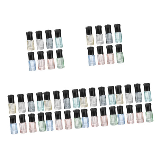 FOMIYES 48 pcs Roller bottle bulk essential oils refillable perfume bottle perfume refillable essential oil roller makeup containers Essential Oil Sub Containers small roller pp ball