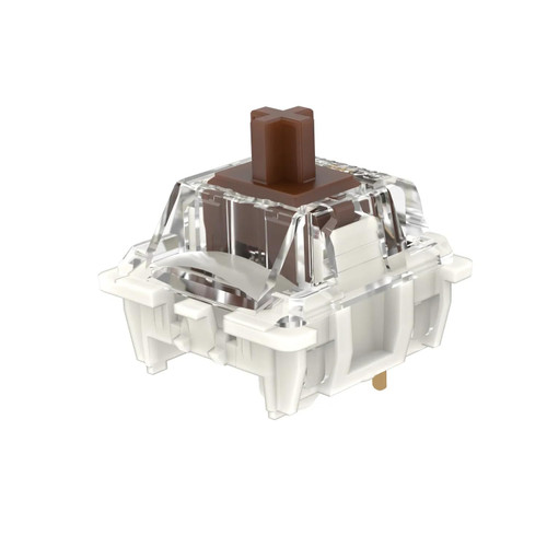 Gateron 5pin G Brown Pro 3.0 Switches Pre-lubed RGB SMD Tactile for Gaming Mechanical Keyboard (108Pcs, Pro Brown 3.0)