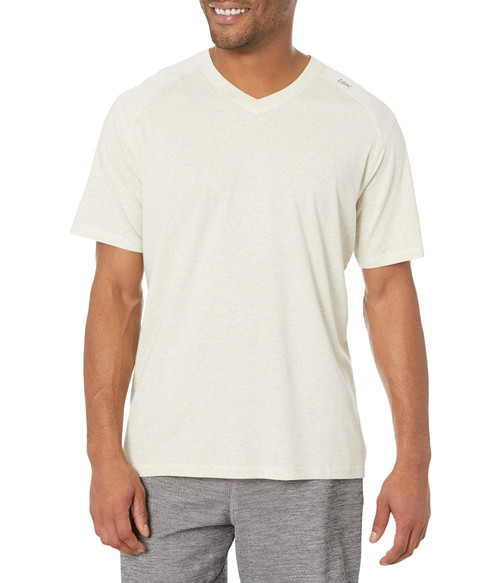 tasc Performance Carrollton V-Neck Tee Mineral Heather LG