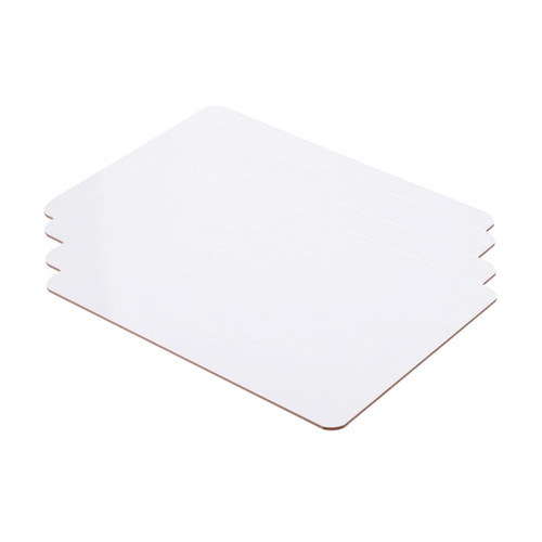MAGICLULU 10 Pcs Double Sided Lap Boards Writing Pad for Laptop Mini Dry Erase Lap Board Writing Tablet for Kids Dry-Erase Boards for School Drawing Board Student White Rewritable Bamboo