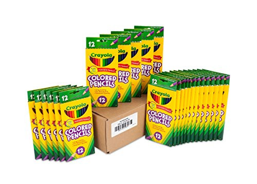 Crayola Colored Pencils 12 Each (Pack of 24), Pre-sharpened, Assorted Colors Crayola Colored Pencils 12 Each (Pack of 24), Pre-sharpened, Assorted Colors