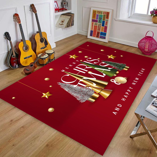 Red Christmas Decoration Rug Carpet for Kids Room Area Rugs 3x5ft/36x60in/90x150cm, Non-Slip Rugs Indoor Floor Carpet, Non-Shedding Washable Area Rug Red Christmas Decoration Rug Carpet for Kids Room Area Rugs 3x5ft/36x60in/90x150cm, Non-Slip Rugs Indoor Floor Carpet, Non-Shedding Washable Area Rug