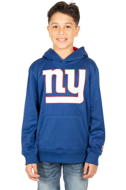 Ultra Game NFL Boys Extra Soft Fleece Pullover Hoodie Sweatshirt, New York Giants, Team Color, 10-12 Ultra Game NFL Boys Extra Soft Fleece Pullover Hoodie Sweatshirt, New York Giants, Team Color, 10-12