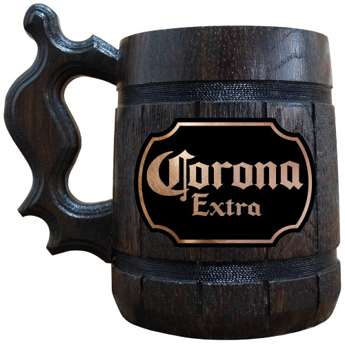 Corona Extra Beer Mug, Named Beer Label, Fathers Day Gift, Corona Extra Beer Stein, Corona Extra Tankard, Custom Gift for Men, Gift for Him, Gift for Man