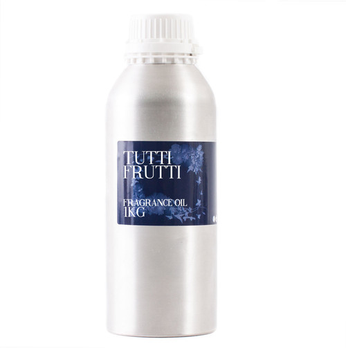 Mystic Moments | Tutti Frutti Fragrance Oil - 1Kg - Perfect for Soaps, Candles, Bath Bombs, Oil Burners, Diffusers and Skin & Hair Care Items