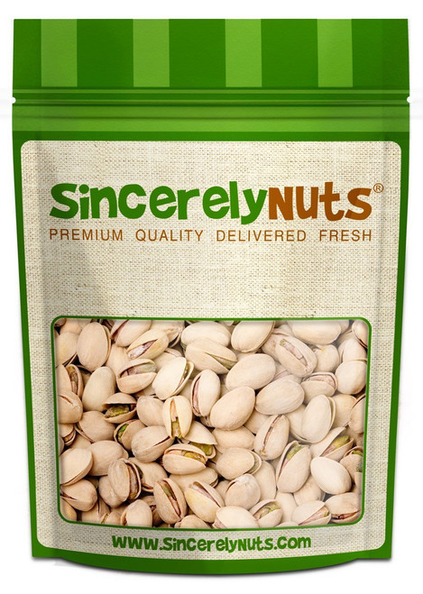 Sincerely Nuts Large Pistachios Roasted & Unsalted in Shell - 5 Lbs. Bag | Healthy Snack Food | Great for Cooking | Source of Fiber, Protein, Vitamins & Minerals | Gourmet | Kosher & Gluten Free Sincerely Nuts Large Pistachios Roasted & Unsalted in Shell - 5 Lbs. Bag | Healthy Snack Food | Great for Cooking | Source of Fiber, Protein, Vitamins & Minerals | Gourmet | Kosher & Gluten Free
