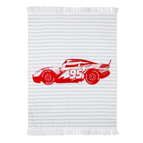 Disney Cars Lightning McQueen Woven Gray Throw Blanket (50"x60") Disney Cars Lightning McQueen Woven Gray Throw Blanket (50"x60")